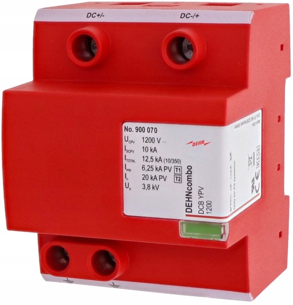 Dehn zvodič prepätia 1200 V IP20 20000 A